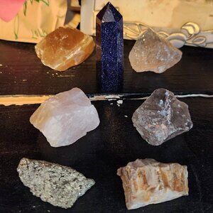 Set Of 7 Crystals